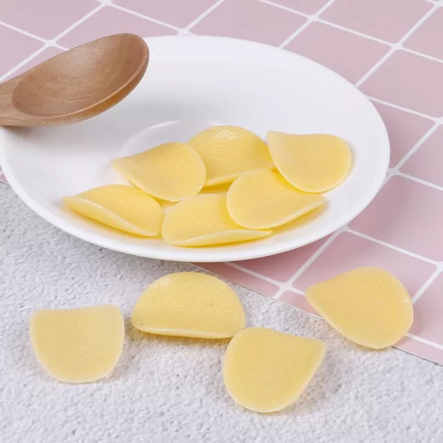 10Pcs dollhouse resin simulation potato chips crafts diy home wedding decorat.QZ