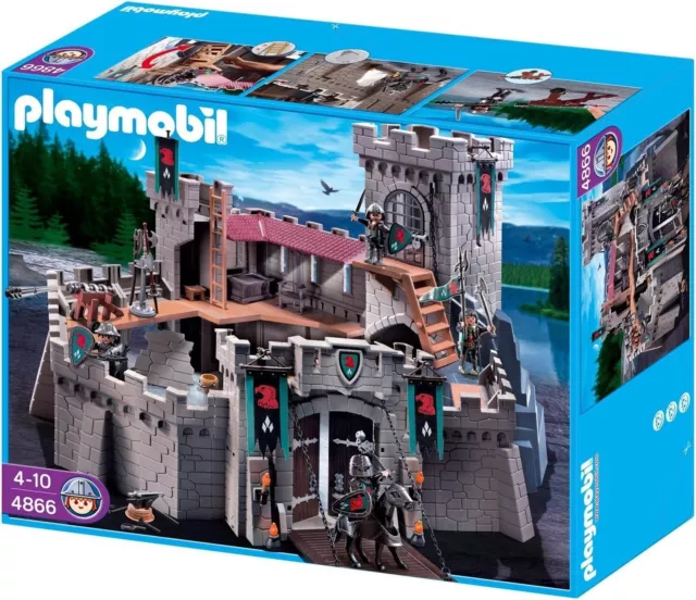 Playmobil 4866 Il Castello Dei Cavalieri Del Falcone Nrfb