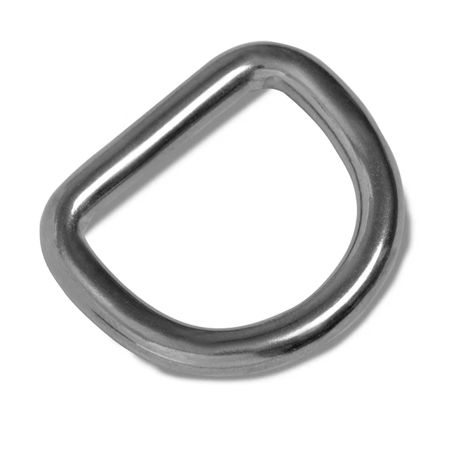 Anillos en D 30mm x 6mm Soldados Acero Inoxidable AISI 316 (V4A) [5 Piezas] HEAVYTOOL®