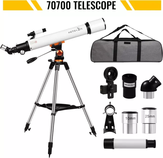 Telescope for Adults Beginners and Kids 70mm Aperture 700mm Focal Length 28x-210