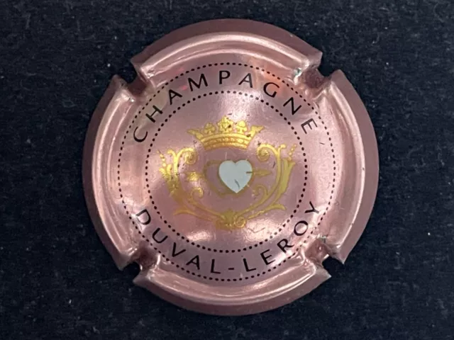 capsule de champagne "duval leroy n°40 rosé 32mm" côte de 2 euros