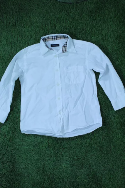 Burberry Camicia Bimbo Bambino Tag Size 8 Anni.