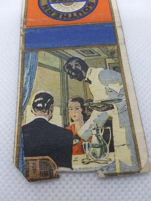 Vintage Southern Pacific Lines Railroad 4 Great Routes Matchbook 2
