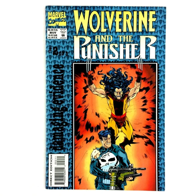 Wolverine and the Punisher: Damaging Evidence #2 Marvel 1993 NM- Kingpin