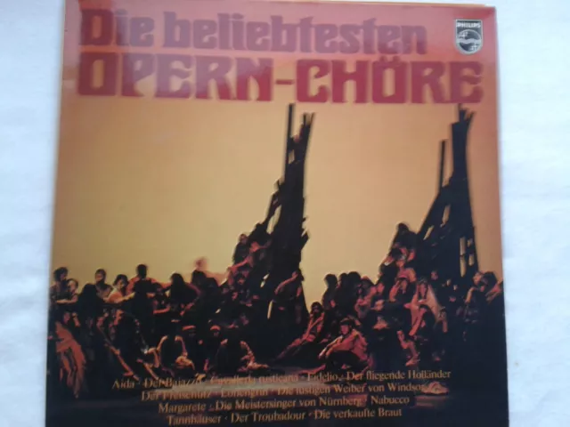 2 LPs - Die beliebtesten Opern - Chöre -  2 Langspielplatten        B3