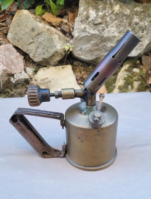Lampe à Souder Ancienne EXPRESS En Acier – Rénovée – Vintage