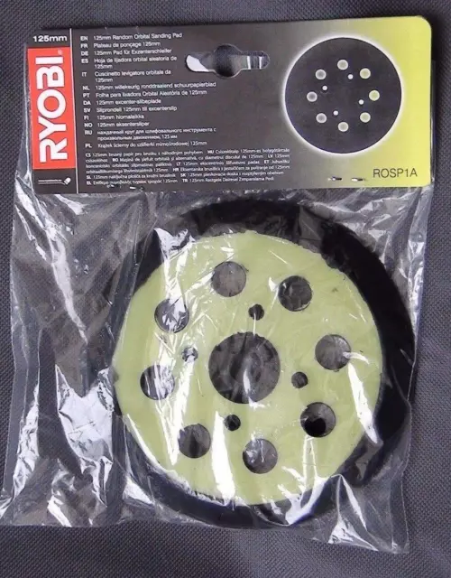 RYOBI Disque de Meulage pour Ponceuse 125mm ERO-2412VN ERO2412VHG ROSP1A