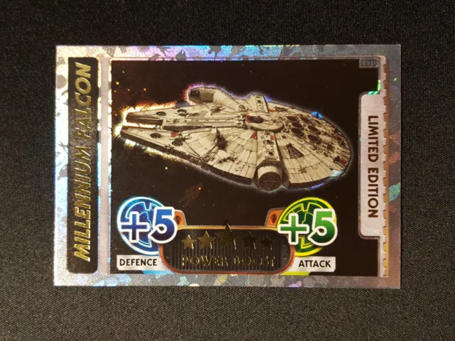 Millennium Falcon - Limited Edition - Topps Force Attax - Star Wars Trading Card