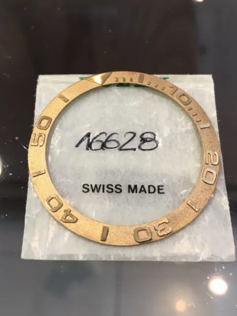 ORIGINAL ROLEX YACHT MASTER 16628 Insert For Bezel Inserto per