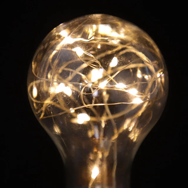 2 COUNT LIGHT Bulb Reading LED Night Creative Desk Lamp Girl Child £27.