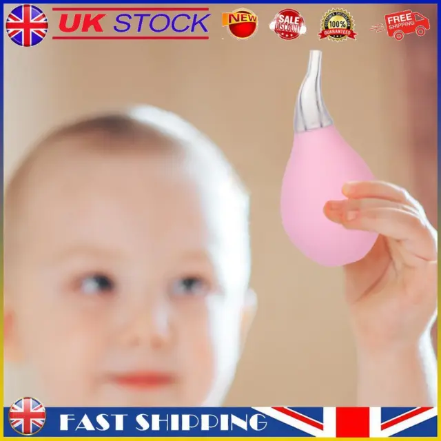 New Baby Nose Cleaning Tool Soft Tip Mucus Vacuum Silicone Tip Water Drop Shape