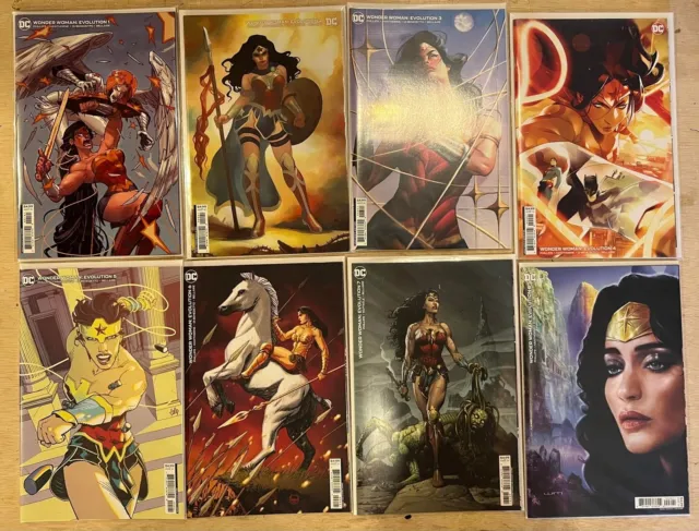 Wonder Woman Evolution #1 2 3 4 5 6 7 8 Cover B Variant Set
