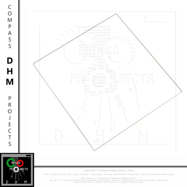 Panneau en verre pour imprimante 3d 200x200x3 mm 20x20cm surface plane Prusa