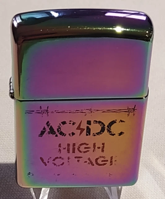 ZIPPO AC/DC HIGH Voltage Spectrum 2010 J Used Lighter $51.43 - PicClick AU