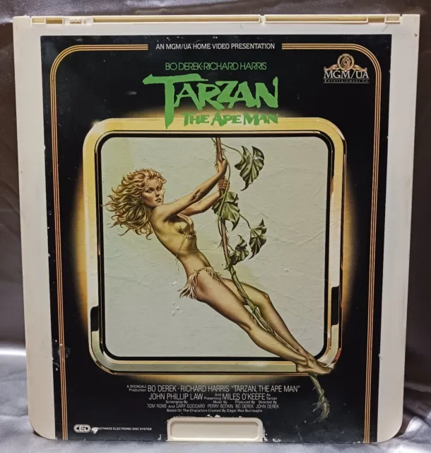 Tarzan The Ape Man Videodisc Bo Derek 1981 VG