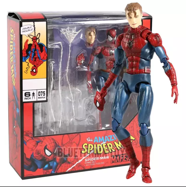 Mafex No.075 Marvel The Amazing Spider-Man Comic KO Ver. Action Figure Toy