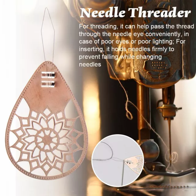 Sewing Machine Needle Threader StitchInsertion Tool Automatic Threader  Quick Sewing Threader Needle Changer Hold Needles Firmly
