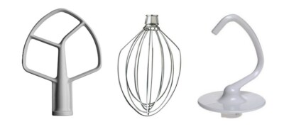 5 Qt 3 Piece K5A Attachment Pack for KitchenAid Stand Mixer