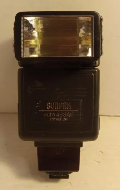 Sunpak Auto 433AF Thyristor Flash for Cannon Auto Focus Cameras