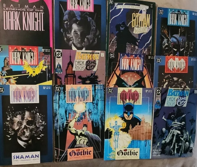 (12) Batman Legends of The Dark Knight  (1989, DC)  Comic LOT ×12 Comic Books