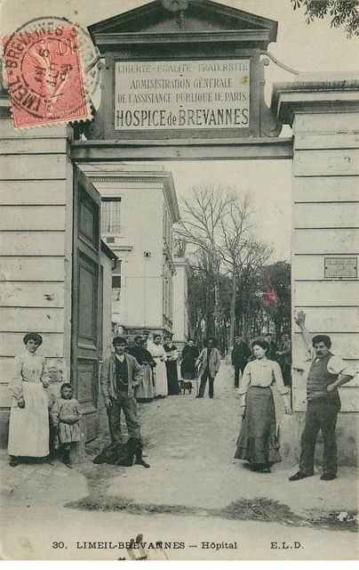 CPA 94450 LIMEIL BRéVANNES Avenue Du Château Edit BREGER