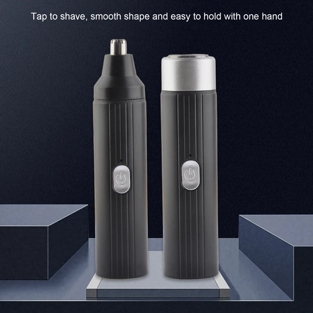 1 juego de cortador de barba multiusos lavable recargable cortador de barba vello nasal