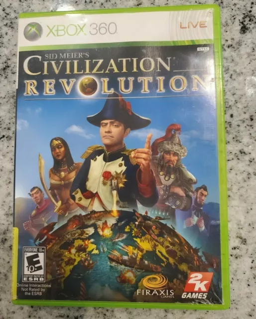 Sid Meier's Civilization Revolution (Microsoft Xbox 360 2008) Free Fast Shipping