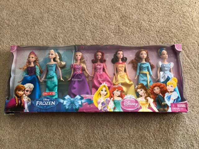 7 princess doll hot sale set