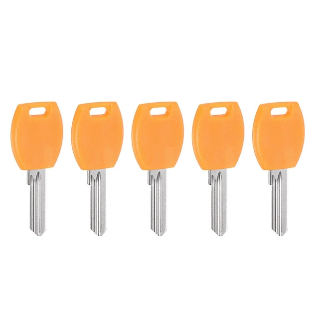 Key Blanks, 27.5mm Length 2 Slot Brass New Uncut Replacement Tool 5 Pcs