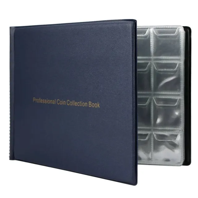 Coin Holder Coin Collection Album Storage Collecting Money Penny Pockets Book 3