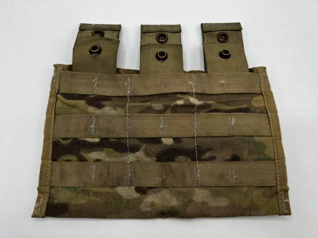 Used Army Ocp Issue Multicam Pouch Triple Mag Shingle Molle 8465-01-580-0967