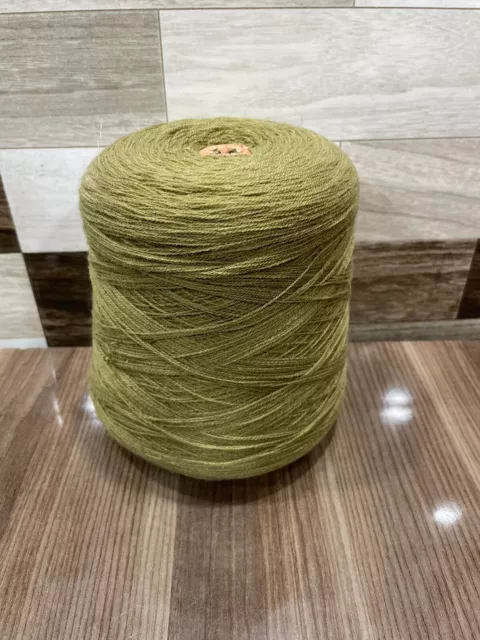 Falak Embroidery Thread type Wool  (Olive Green) Free Shipping
