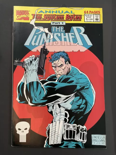 The Punisher Annual #5 P1 The System Bytes from 1992 Approx NM.