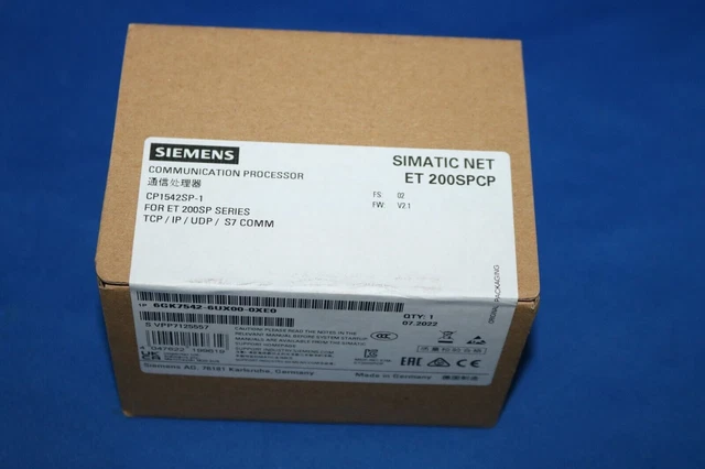SIEMENS SIMATIC CP 1542SP-1 6GK7542-6UX00-0XE0 6GK7 542-6UX00-0XE0 EUR ...