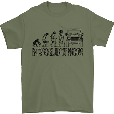 4x4 Evolution Off Roading Road Driving Mens T-Shirt Cotton Gildan