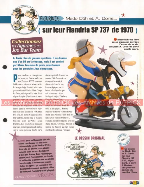 FLANDRIA SP 737 Cyclo 1970 Joe Bar Team Fiche Moto #002179