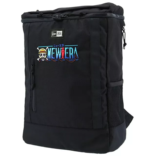 NEW ERA ONE PIECE Box Pack Backpack Rucksack Bag Medium 25L Black Title Logo New