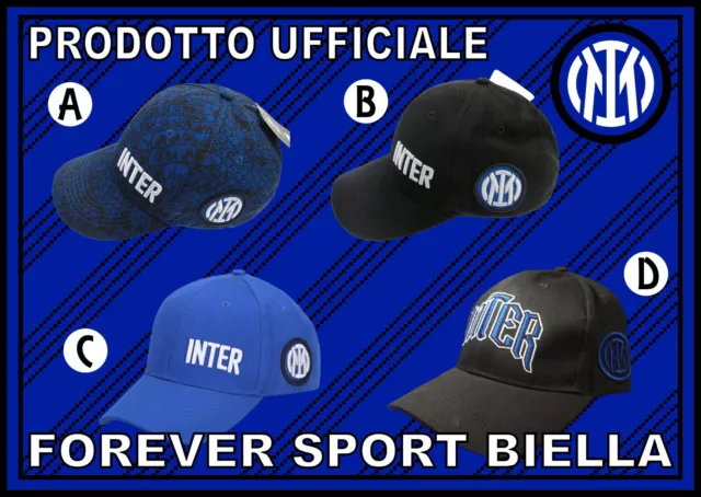 Cappello Ufficiale F.C. Inter - FA2630822 - INTCAP12.BI a 11.5€