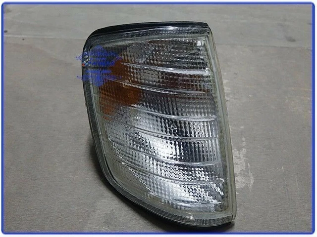 Benz Mercedes Clear Park Turn Signal Lights W124 88-92 E-Class Corner Lights
