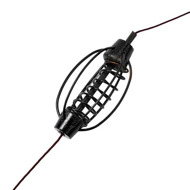 Metal Fishign Rig SET BAIT CAGE Fishing PE Line+Metal Rig Set Coarse 35cm Black Fishing ...