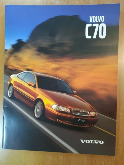 Volvo C70 Coupe September 1998 UK Sales Brochure 28 Pages A4 Very Good Condition