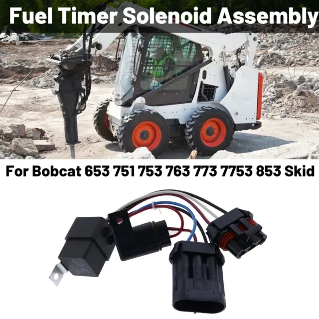6669415 Excavators Fuel Timer Solenoid Assembly for Bobcat 653 751 753 7634918