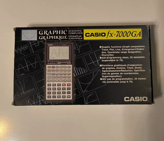 Calculadora Vintage Casio fx-7000 GA