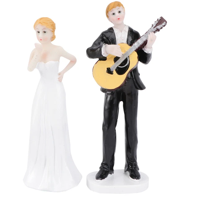 1pc Décoration de mariage Figurine Résine Cadeau Gâteau de mariage Figurines