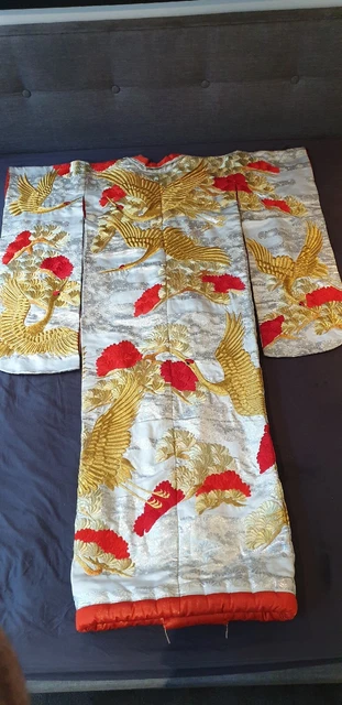 Traditional Vintage Japanese Wedding Uchikake Kimono
