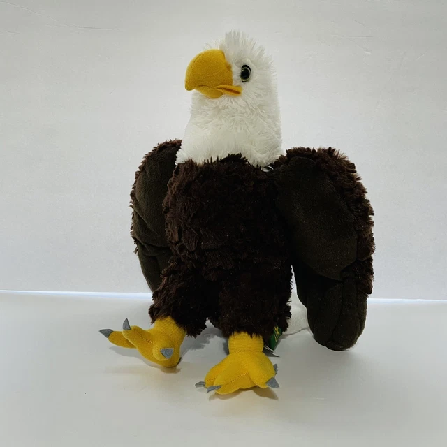 Wild Republic Cuddlekins Eco Mini Weißkopfseeadler – 20 Cm, Plüsch, Aus Recycelten Flaschen