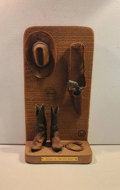 VINTAGE Visions of the Old West Porcelain Western Sculpture