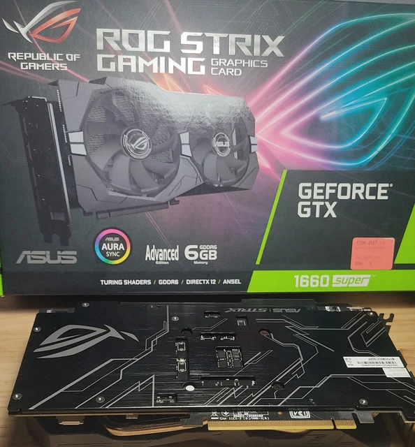 Vga 6gb gtx 1660 super asus strix sales rog gaming a6g