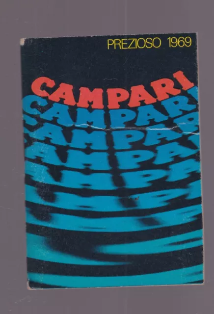 Cordial CAMPARI Prezioso 1969 Agendina Vademecum pubblicità