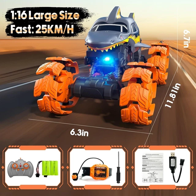 EXPLOSION WHEEL SHARK Off Road Remote Control Car £24.99 PicClick UK